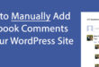 How to Add Facebook Comments on WordPress Without Using A Plugin